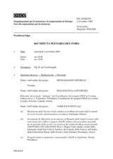 Journal of the 464th Plenary Meeting of the Forum for Security Co-operation (it)