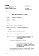 Journal of the 436th Plenary Meeting of the Forum for Security Co-operation (de)