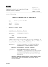 Journal of the 436th Plenary Meeting of the Forum for Security Co-operation