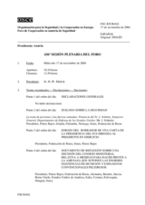 Journal of the 436th Plenary Meeting of the Forum for Security Co-operation (es)