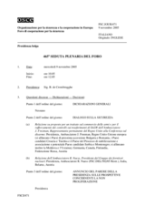 Journal of the 465th Plenary Meeting of the Forum for Security Co-operation/Corrected reissue (it)