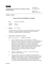 Journal of the 577th Plenary Meeting of the Permanent Council (fr)