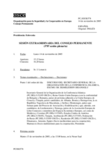 Journal of the 578th Special Plenary Meeting of the Permanent Council (es)