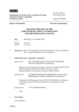 Journal of the 25th Joint Meeting of the Forum for Security Co-operation and the Permanent Council