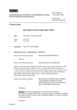 Journal of the 466th Plenary Meeting of the Forum for Security Co-operation (it)