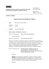 Journal of the 466th Plenary Meeting of the Forum for Security Co-operation (fr)