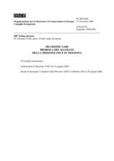 Permanent Council Decision No. 698 (it)