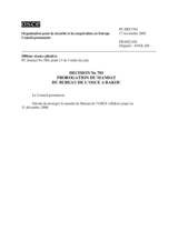 Permanent Council Decision No. 701 (fr)