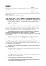 Permanent Council Decision, subject to a silence procedure expiring on Friday, 25 November 2005, at 12 noon (it)