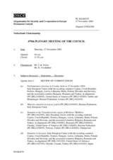 Journal of the 479th Plenary Meeting of the Permanent Council