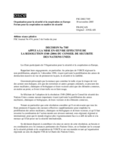 Forum for Security Co-operation Decision No. 7/05 (fr)