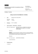 Journal of the 481st Plenary Meeting of the Permanent Council (fr)