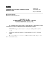 Permanent Council Decision No. 568