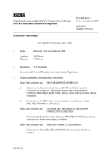 Journal of the 306th Plenary Meeting of the Forum for Security Co-operation (es)