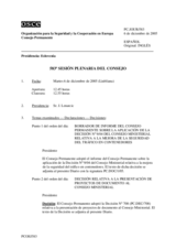 Journal of the 583rd Plenary Meeting of the Permanent Council (es)