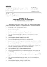Permanent Council Decision No. 708
