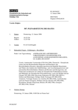 Journal of the 587th Plenary Meeting of the Permanent Council (de)