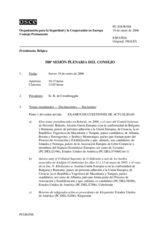 Journal of the 588th Plenary Meeting of the Permanent Council (es)