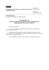 Permanent Council Decision No. 716 (it)