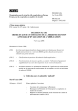 Forum for Security Co-operation Decision No. 1/06 (fr)