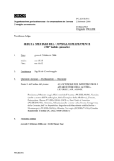 Journal of the 591st Special Plenary Meeting of the Permanent Council (it)