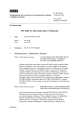 Journal of the 592nd Plenary Meeting of the Permanent Council (it)