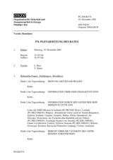 Journal of the 374th Plenary Meeting of the Permanent Council (de)