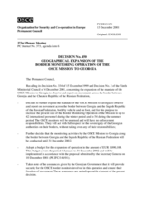 Permanent Council Decision No. 450