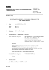 Journal of the 594th Special Plenary Meeting of the Permanent Council (it)