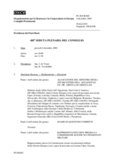 Journal of the 485th Plenary Meeting of the Permanent Council (it)