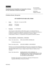 Journal of the 476th Plenary Meeting of the Forum for Security Co-operation (es)