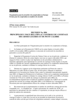 Forum for Security Co-operation Decision No. 8/04 (fr)