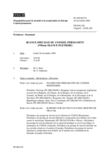 Journal of the 370th Special Plenary Meeting of the Permanent Council (fr)