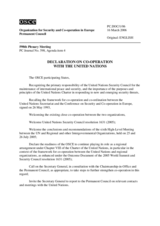 Permanent Council Declaration No. 1/06