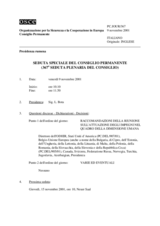 Journal of the 367th Special Plenary Meeting of the Permanent Council (it)