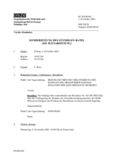 Journal of the 365th Special Plenary Meeting of the Permanent Council (de)