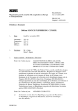 Journal of the 364th Plenary Meeting of the Permanent Council (fr)