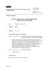 Journal of the 362nd Special Plenary Meeting of the Permanent Council (fr)