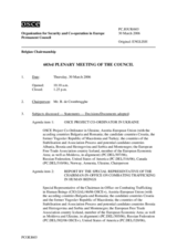 Journal of the 603rd Plenary Meeting of the Permanent Council