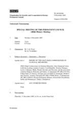 Journal of the 486th Special Plenary Meeting of the Permanent Council