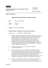 Journal of the 604th Plenary Meeting of the Permanent Council