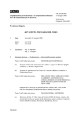 Journal of the 483rd Plenary Meeting of the Forum for Security Co-operation (it)