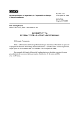 Permanent Council Decision No. 726 (es)