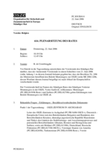 Journal of the 614th Plenary Meeting of the Permanent Council (de)