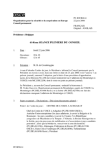 Journal of the 614th Plenary Meeting of the Permanent Council (fr)