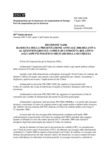 Forum for Security Co-operation Decision No. 4/06 (it)