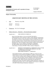 Journal of the 618th Plenary Meeting of the Permanent Council