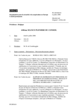 Journal of the 618th Plenary Meeting of the Permanent Council (fr)