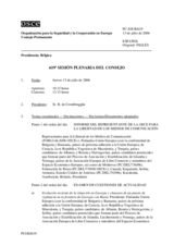 Journal of the 619th Plenary Meeting of the Permanent Council (es)