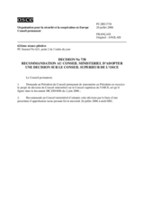 Permanent Council Decision No. 738 (fr)